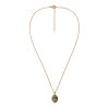 Ruby Zoisite Copper Pendant With Chain 18+2 Inches