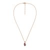 Ruby Zoisite Copper Pendant With Chain 18+2 Inches