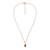 Ruby Zoisite Copper Pendant With Chain 18+2 Inches