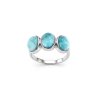 Larimar Sterling Silver Ring
