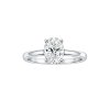 Moissanite Sterling Silver Ring 1.00 ctw