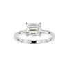 Moissanite Sterling Silver Ring 1.00 ctw