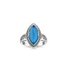 Chalcedony Sterling Silver Ring