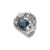 Abalone & Pearl And Chrome Diopside Sterling Silver Octopus Ring