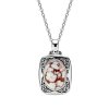 Wild Horse Sterling Silver Pendant With Chain 20+2 Inches