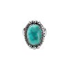 Western Turquoise Sterling Silver Ring