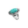 Western Turquoise Sterling Silver Ring