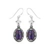 Purple Turquoise Sterling Silver Earrigs