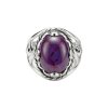 Purple Turquoise Sterling Silver Ring
