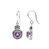 Amethyst Sterling Silver Earrings