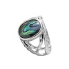 Abalone Sterling Silver Ring