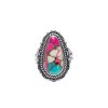 Cotton Candy Magnesite Sterling Silver Ring