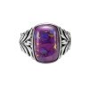 Purple Turquoise Sterling Silver Ring