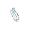 Larimar Sterling Silver Ring