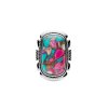 Cotton Candy Magnesite Sterling Silver Ring
