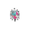 Cotton Candy Magnesite Sterling Silver Ring