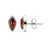 Marques Amber Sterling Silver Earrings