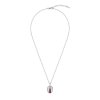 Lighthouse Mother of Pearl Sterling & Enamel Silver Pendant With Chain 18+2 Inches