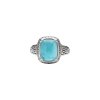 Larimar Sterling Silver Ring