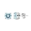 Sky Blue Topaz Sterling Silver 8 MM Earrings