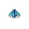 Blended Turquoise & Lapis Sterling Silver Ring