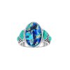 Blended Turquoise & Lapis Sterling Silver Ring