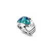 Blended Turquoise & Lapis Sterling Silver Ring