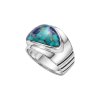 Blended Turquoise & Lapis Sterling Silver Ring