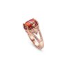 Pink & Orange Spiny Oyster Shell Copper Statement Ring