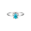 Sterling Silver Turquoies Turtle Ring