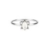 Sterling Silver Mother of Pearl Turtle Ring
