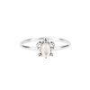 Sterling Silver Mother of Pearl Turtle Ring
