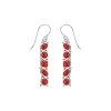 Red Jasper Sterling Silver Earrings