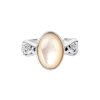 Sterling Silver Mother of Pearl Ring