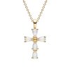 Ethiopian Opal 18K Yellow Gold Sterling Silver Pendant Necklace