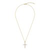 Ethiopian Opal 18K Yellow Gold Sterling Silver Pendant Necklace
