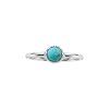 Turquoise Sterling Silver Solitaire Ring
