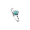 Turquoise Sterling Silver Solitaire Ring