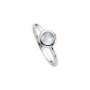 Rainbow Moonstone Sterling Silver Solitaire Ring