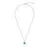 Turquoise Sterling Silver Pendant Necklace