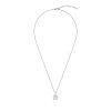 Rainbow Moonstone Sterling Silver Pendant Necklace