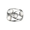 Sterling Silver Ring with Mother of Pearl