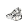Sterling Silver Ring with Mother of Pearl