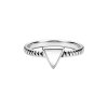 Sterling Silver Mother of Pearl Triangle Ring