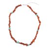 Kingman Turquoise & Amber Beaded Necklace