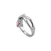 Pink Shell Sterling Silver Heart Ring