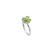 Peridot Sterling Silver Four Leaf Clover Ring