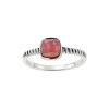 Sterling Silver Rhodochrosite Ring