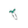 Emerald Sterling Silver Ring