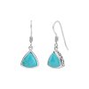 Turquoise Sterling Silver Inlay Earrings